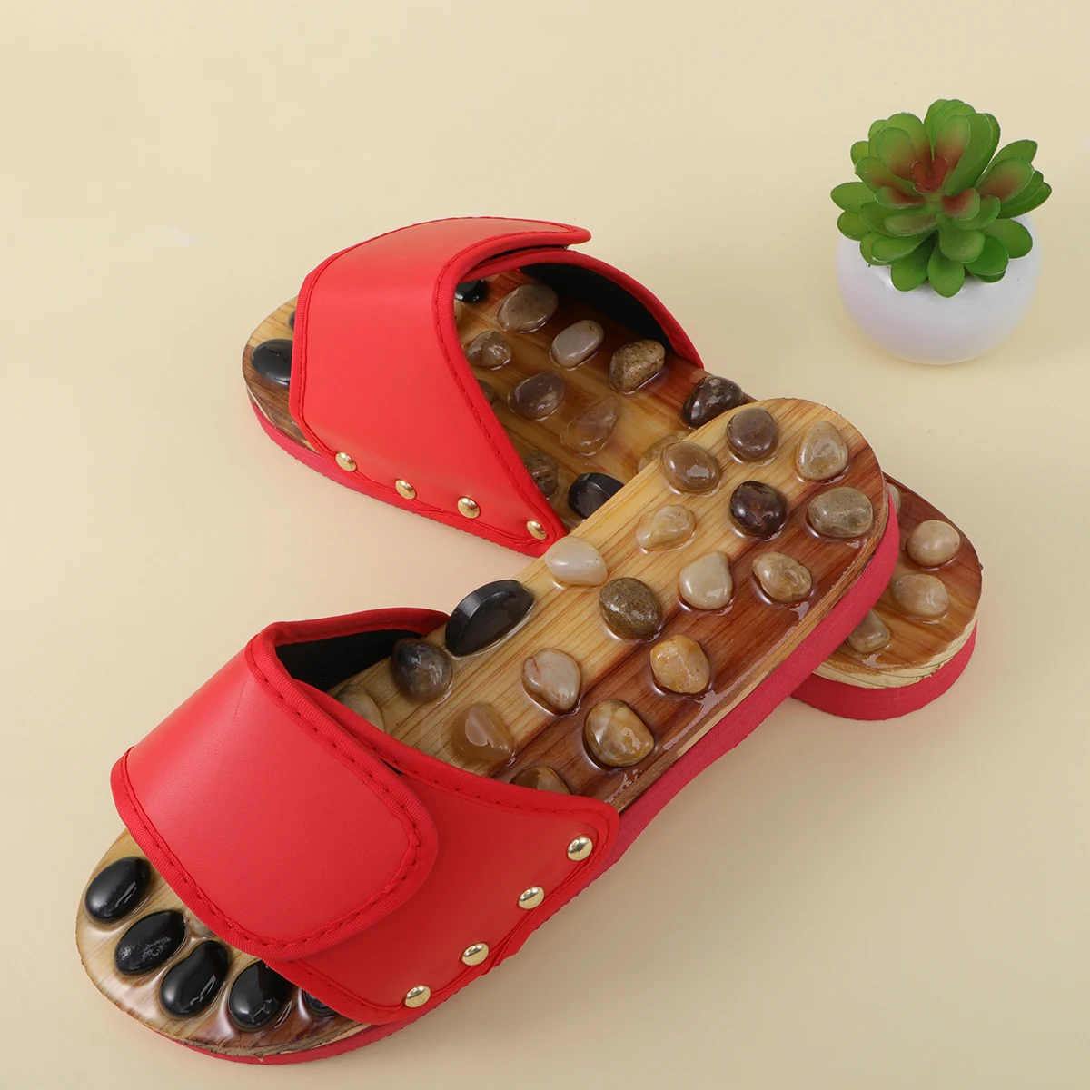 

Foot Massage Health Shoes Acupoint Slipper Unisex Massagers Slippers Non-slip Care Acupressure for Women