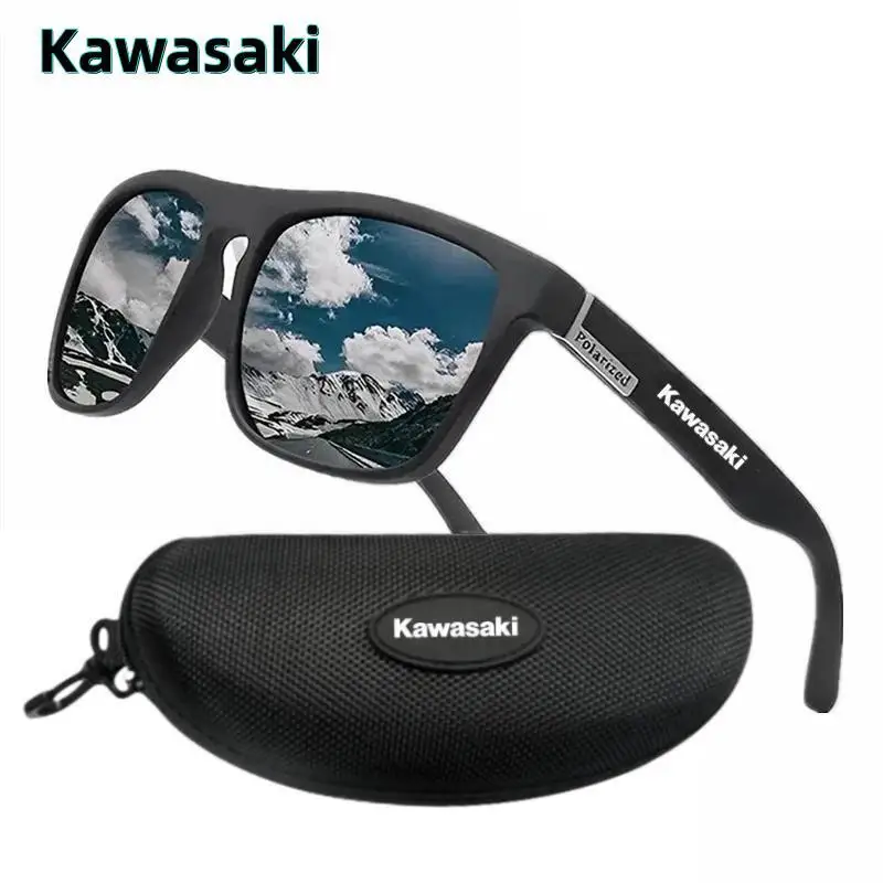 Kawasaki-Lunettes de soleil polarisées pour hommes et femmes, lunettes de pêche, lunettes de soleil pour sports de plein air, lunettes de conduite, protection UV400