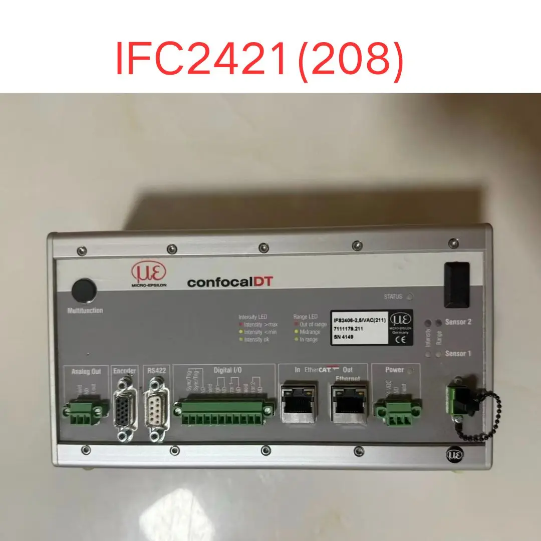 used Micro-Epsilon Confocal DT Spectral Confocal Controller IFC2421(208) test OK Fast shipping