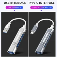 USB 3.0 HUB 4 in 1 Type C Adapter For Hond Mugen INSPIRE CR-V UR-V CR-Z Fit Pilot Type R Type S Vezel CITY CIVIC Accessories