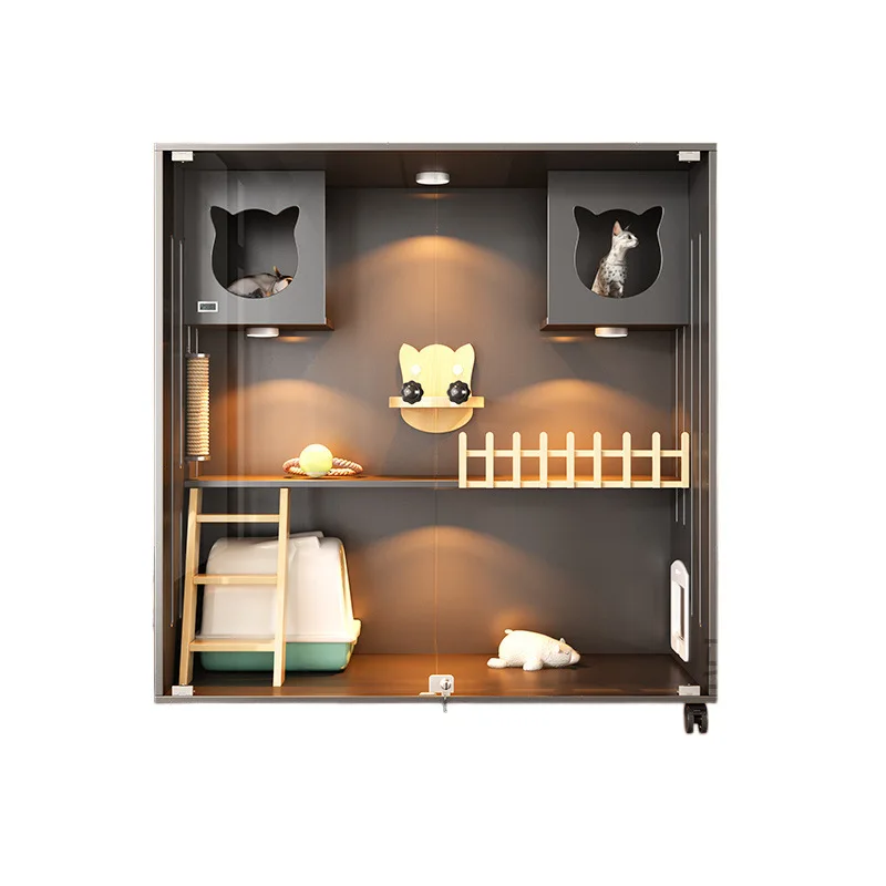 

Indoor cat house Household cat cabinet Large space