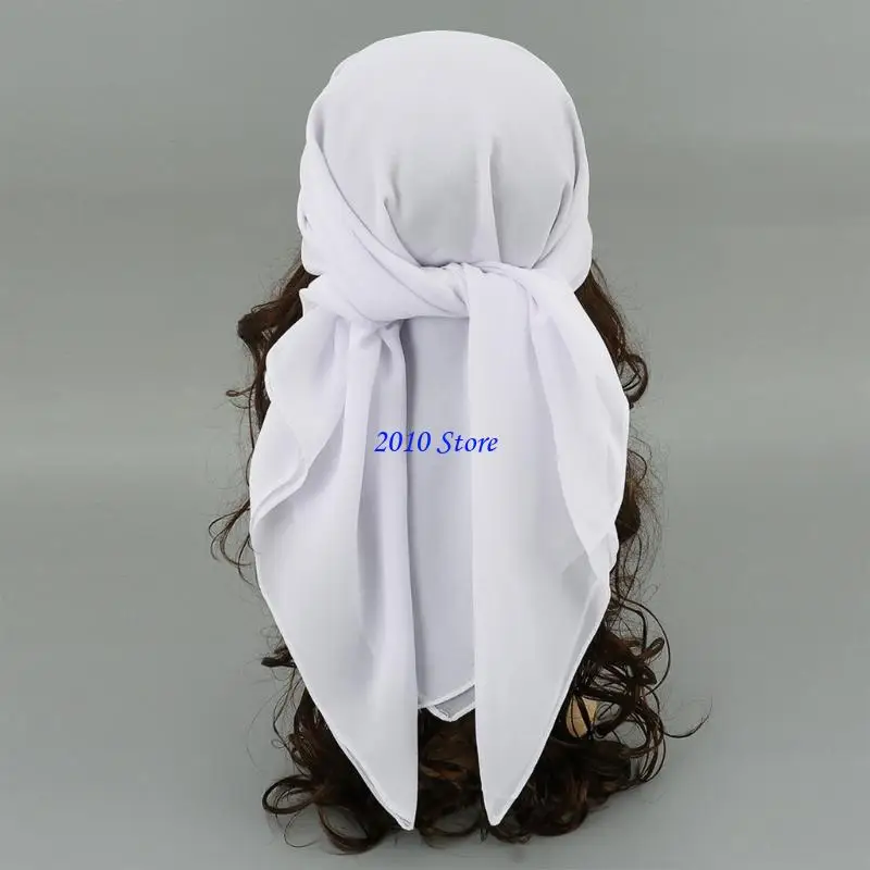 F3MF Morbido Sciarpa quadrata Abbigliamento da ufficio Foulard Versatile Fazzoletto da collo alla per
