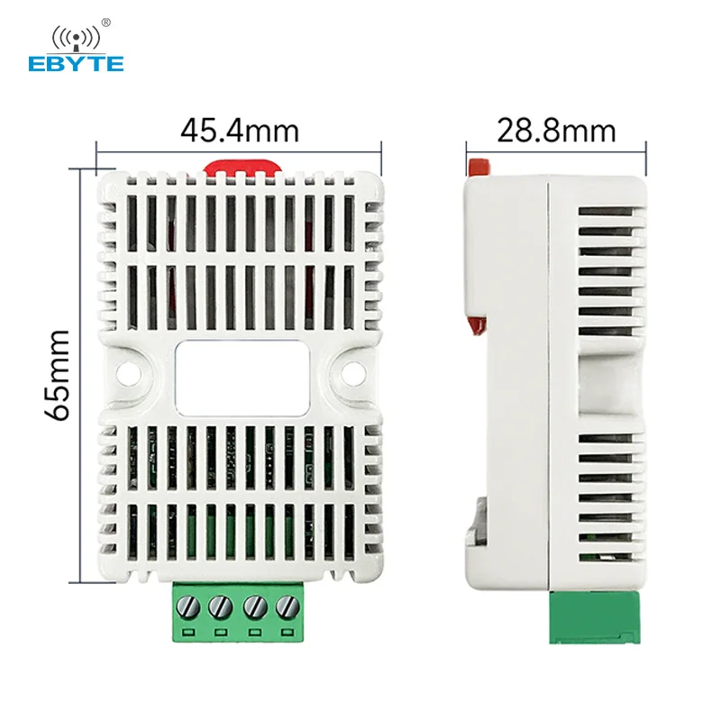 4-20mA/0-10V Temperature & Humidity Transmitter EBYTE KTH2 Series 0.2℃ Accurancy Industrial-grade DIN35 Rail