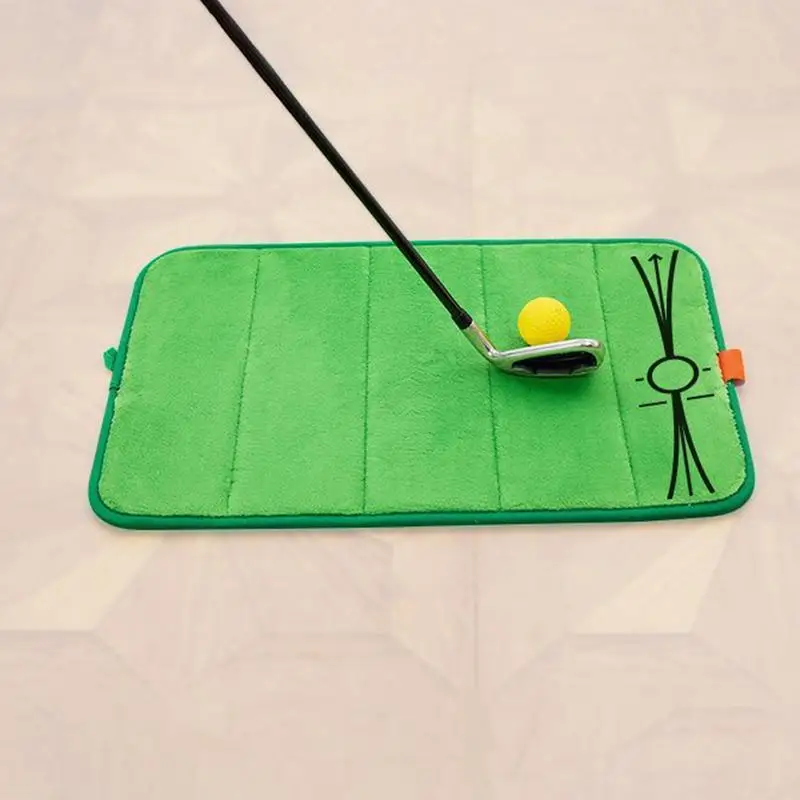 

Golf Mat Golf Swing Path Mat Equipment Aid Simulator Putting Training for Adults Beginners Kids Family Indoor Outdoor Backyard