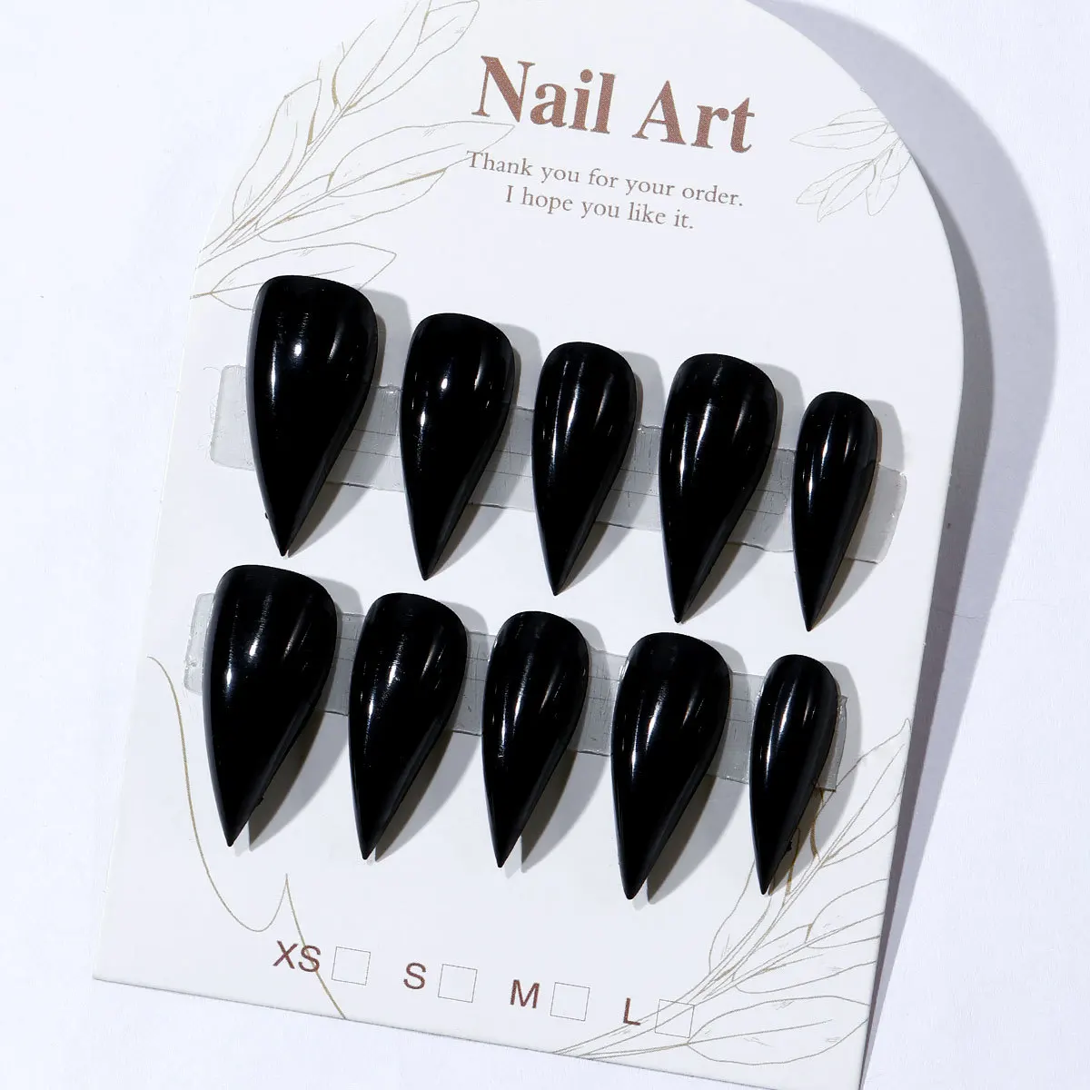 30pcs Dragon Claw Wearable Manicure Nude Color Thicken Full Cover False Nails Alien Shape Eagle's Claw Acrylic Fake Nail Tips