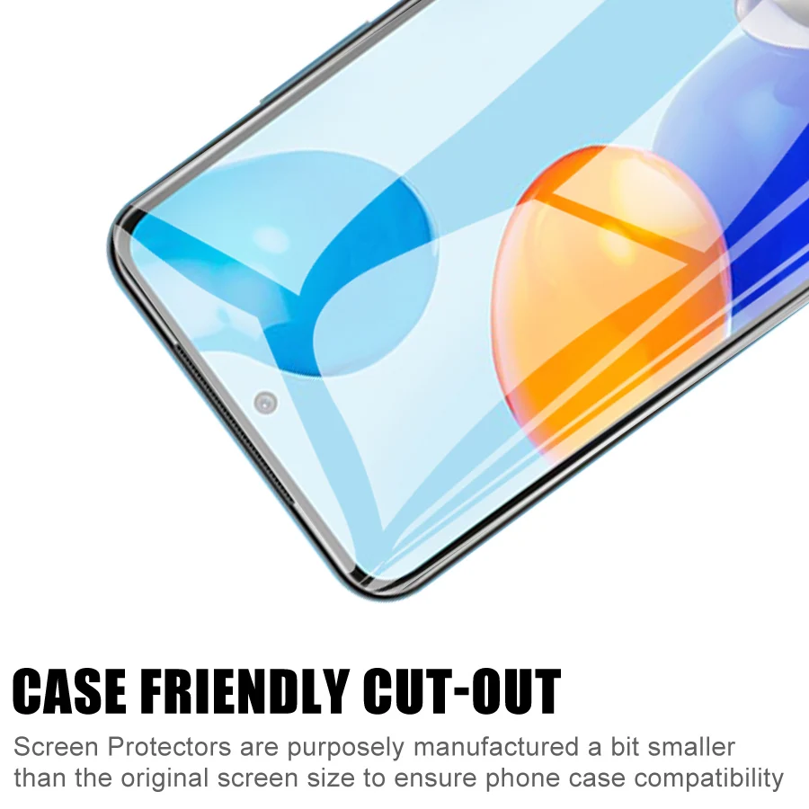 Full Cover Tempered Glass For xiaomi Redmi Note 11 Pro Plus Max 4G 5G Screen Protector For Redmi 11E 11T 11SE Lite glass Film 9H