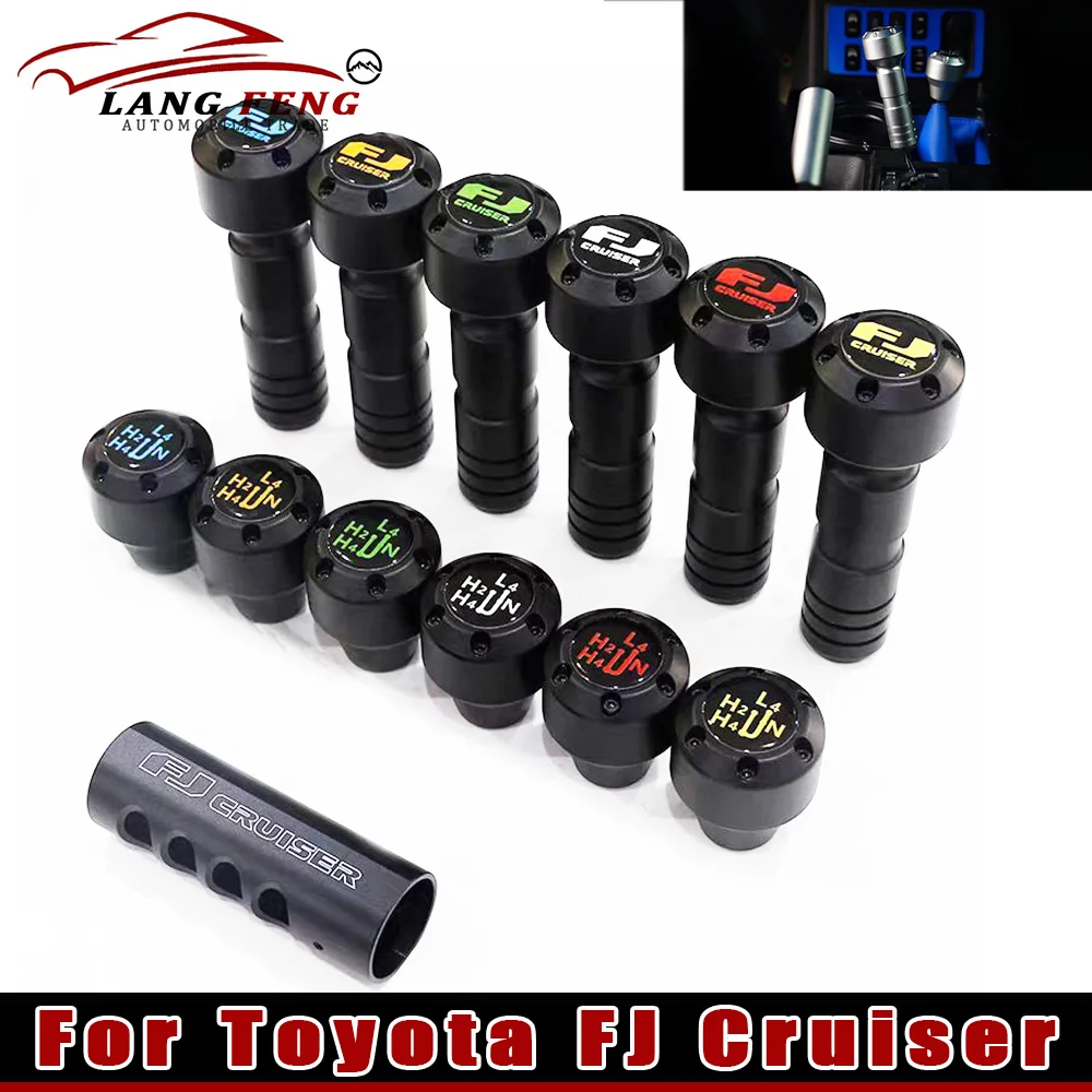 For Toyota Fj Cruiser Gear Shift Knob 2007-2022 Gear Lever Modification Drive Rod Fj Cruiser Gear Head Car Interior Accessories