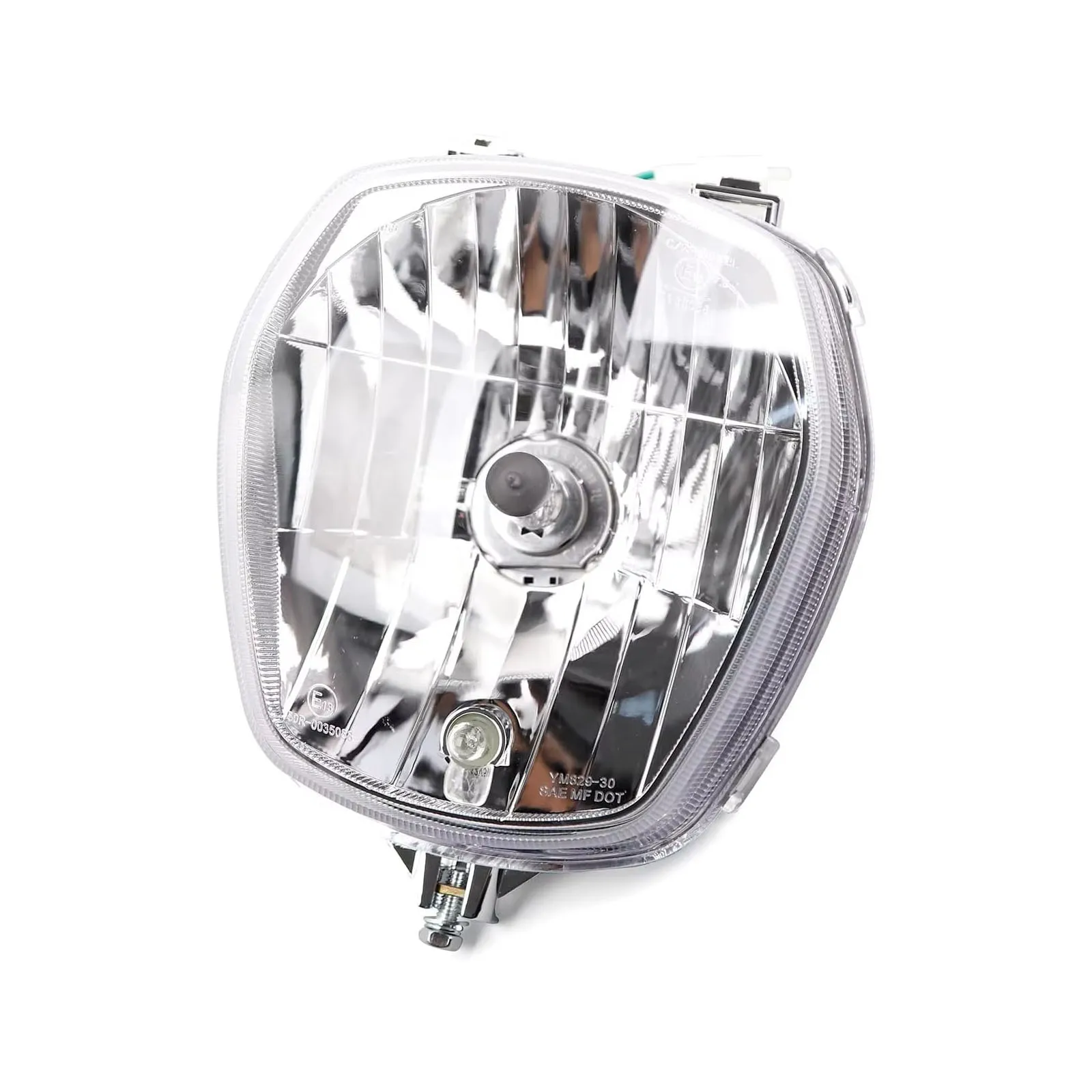 

Мотоциклетный головной фонарь в сборе 12 В 35 Вт, совместимый с Honda Navi 2022 2023, галогенный желтый свет