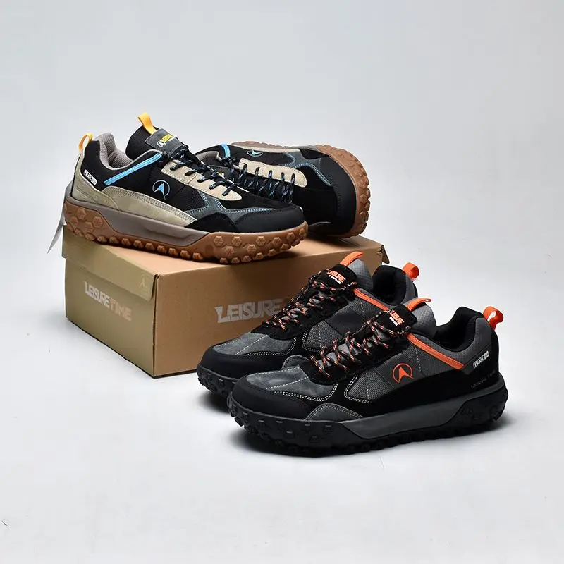 

2025 Running Shoes Mens Non-slip Hiking Shoes Mesh Breathable Hiking Shoes Outdoor Sports Shoes Wear-resistant and Non-slip