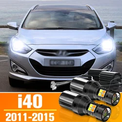 2pcs Dual Mode LED Turn Signal+Daytime Running Light DRL Accessories For Hyundai i40 2011-2015 2012 2013 2014