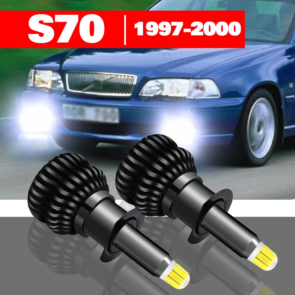 

For Volvo S70 1997-2000 2pcs LED Fog Light Accessories 1998 1999