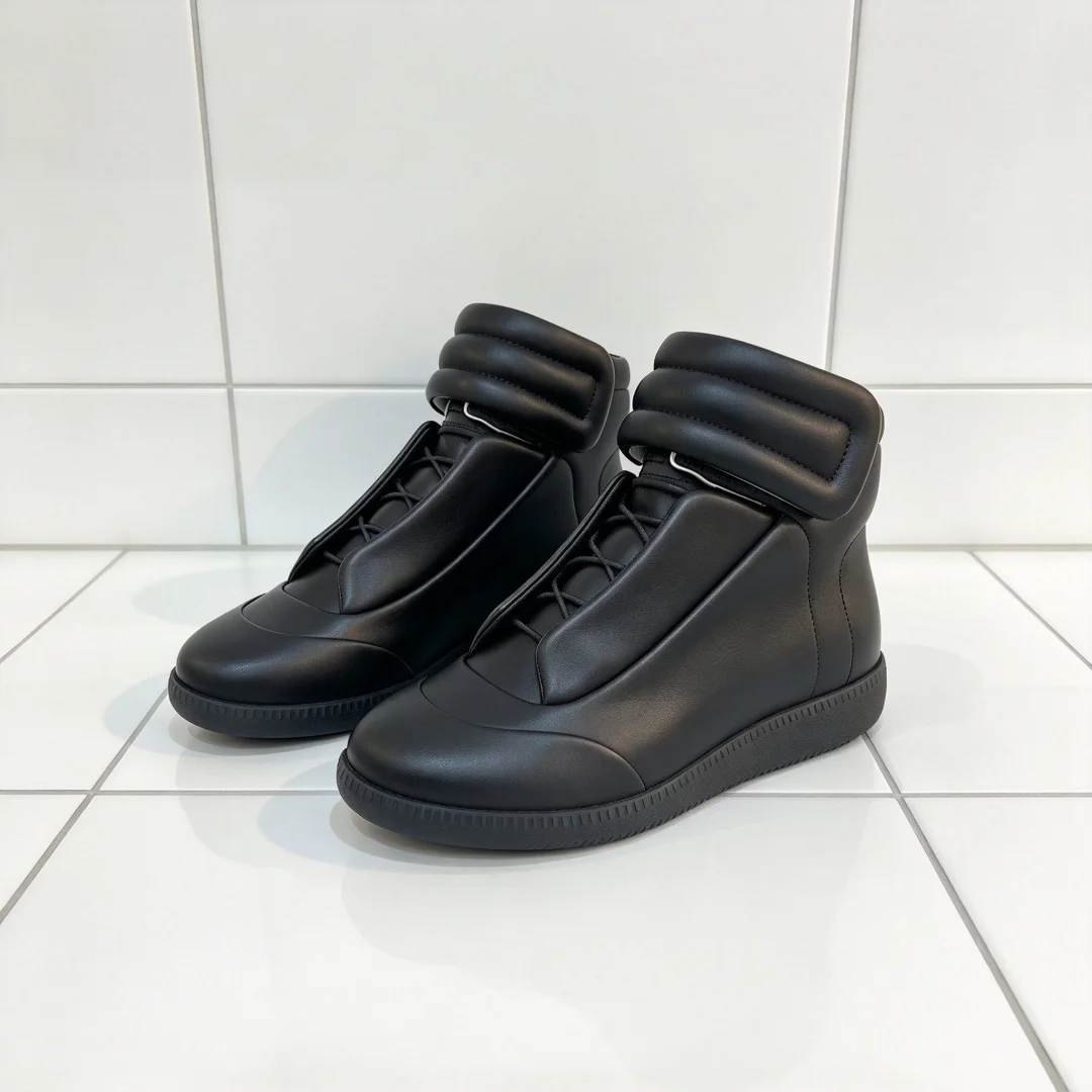 Luxury Brand Outdoor Sports Shoes Unisex Casual Athletic Shoes High-top Casual Shoes Material Cowhide Upper Minimalist Stylish