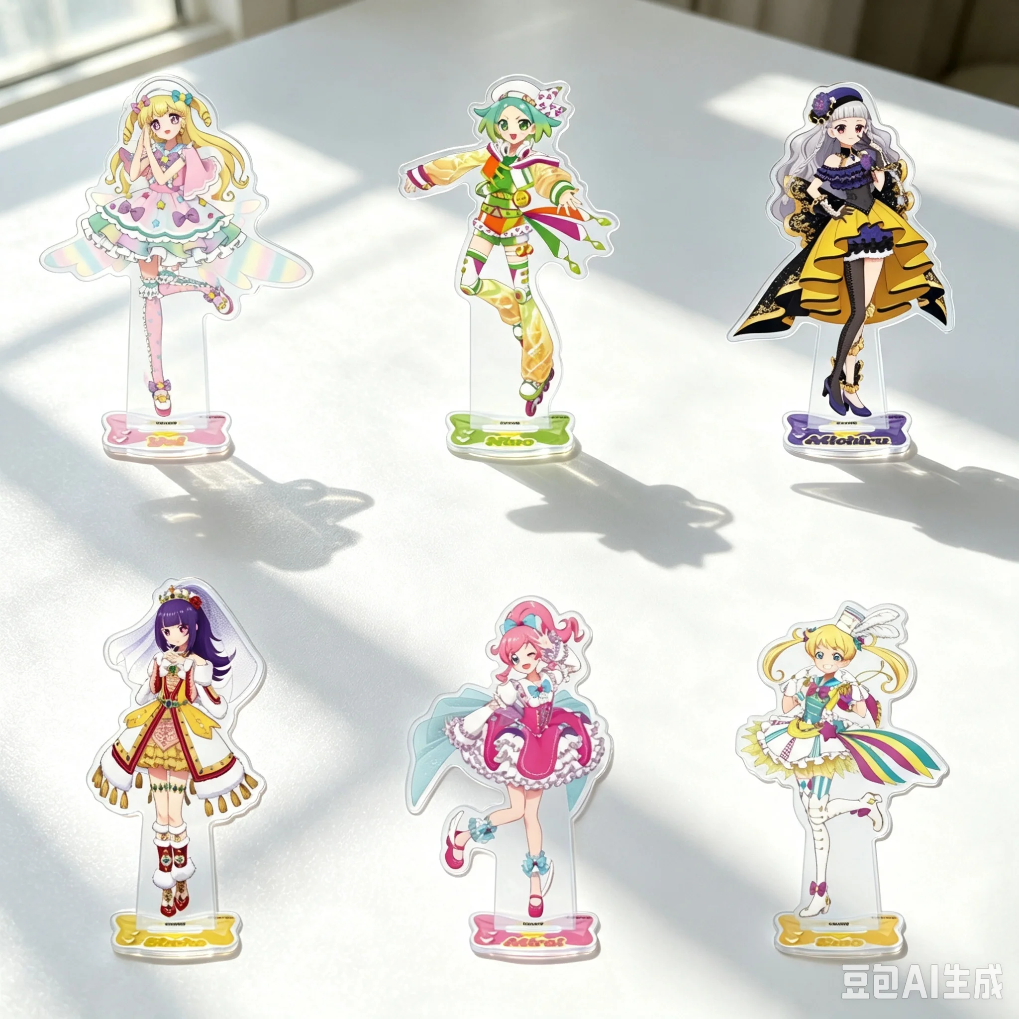 Figura Acrílica de Anime PriPara de 15 cm, Base de Exhibición, Adorno de Es
