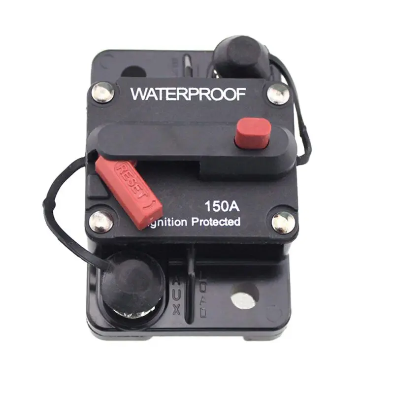 30A - 300A Auto yacht RV Circuit Breaker Fuse Reset 12-48V automatic recoverable circuit breaker fuse holder circuit protector