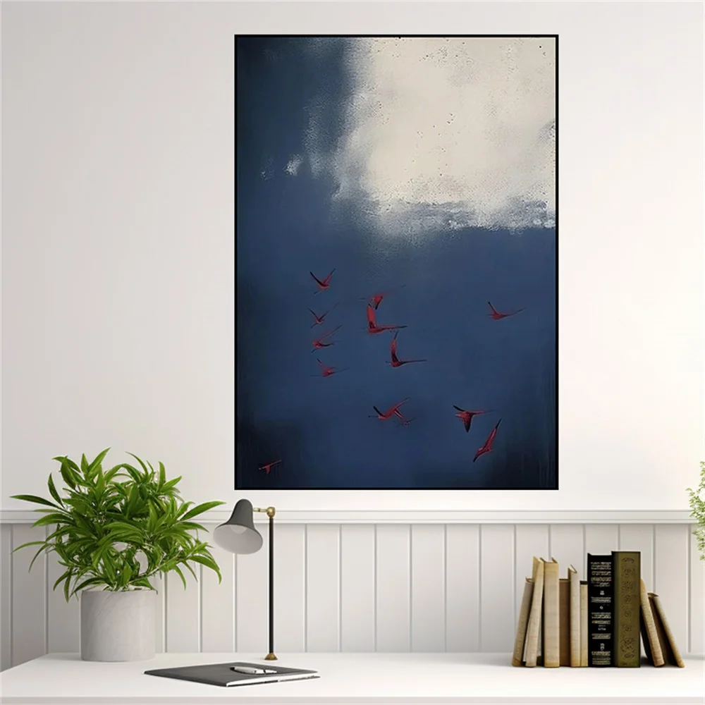 

High Quality Hand-Painted Gray Golden Abstract Knife Thick Landcape Oil Painting On Canvas Poster Wall Picture Decor Home Art