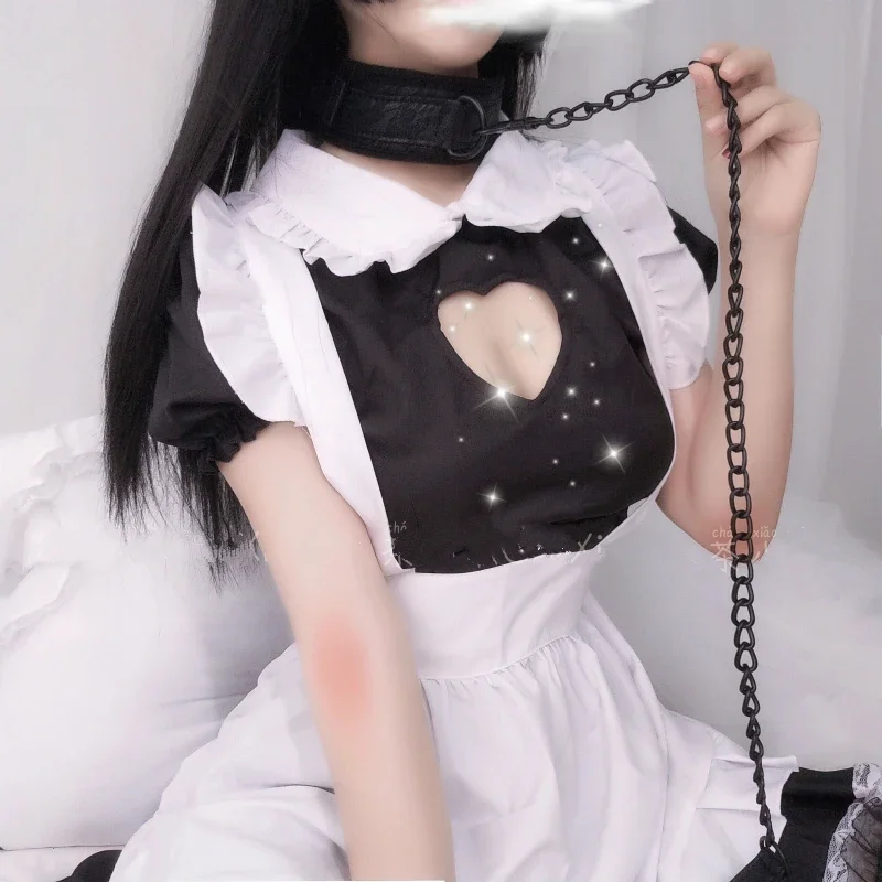 Kant Leuke Lingerie Jong Meisje Student Rollenspel Uniform Anime Nachtkleding Meid Nachtjurk Sweet Lolita Cosplay Meid Kostuum