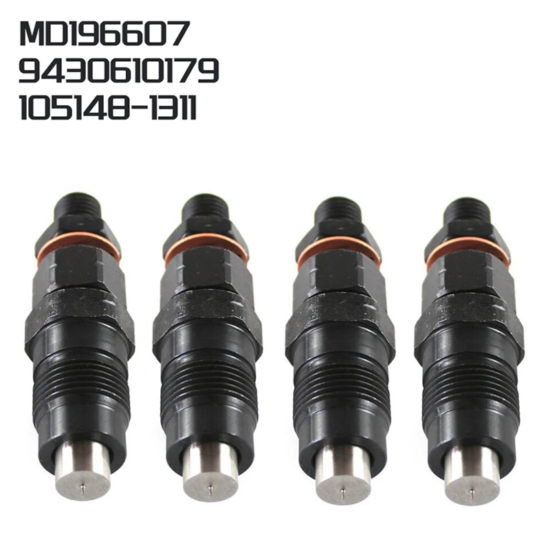 4Pcs Engine Fuel Injector Injection Nozzle For Mitsubishi L400 L200 L300 For   MD196607 9430610179 105148-1311