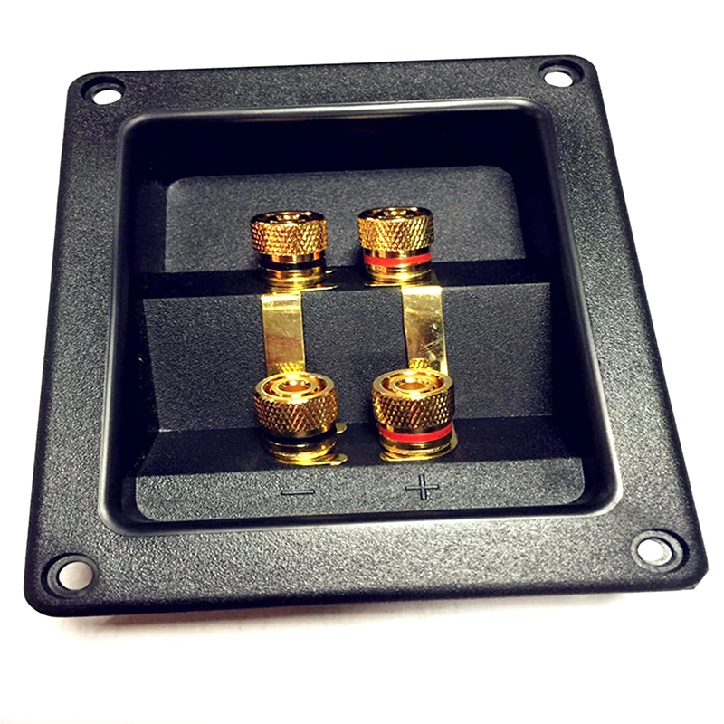 Terminal Cup Connector 266 Parts Express Gold Banana Jacks Recessed Speaker Box