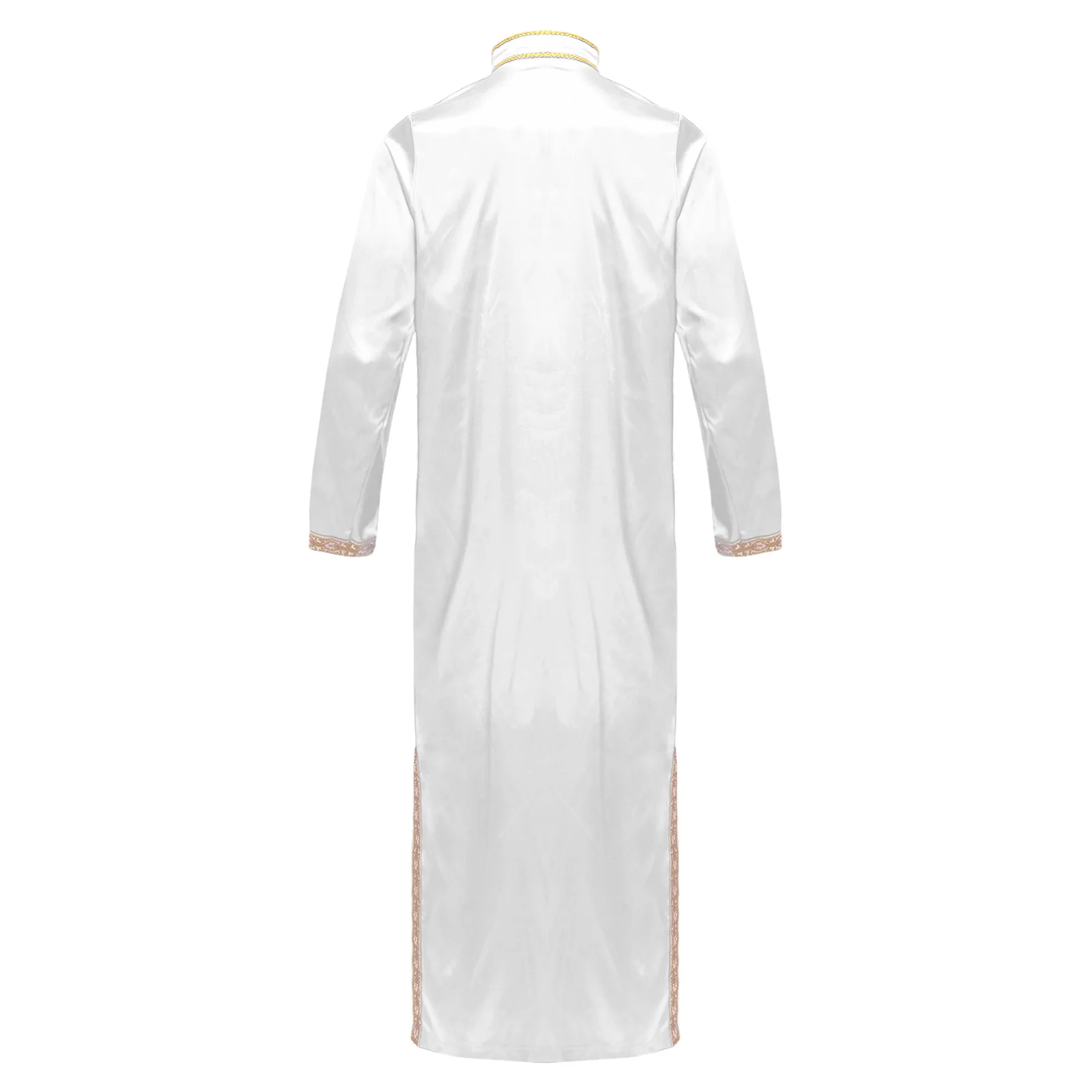 Men's Muslim Islamic Satiny Arab Kaftan - usage example