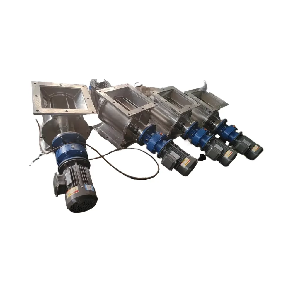 Continuous Powder Granular Star Feeder Electric Valve Uniform And Continuous Unloader Pneumatic Parts