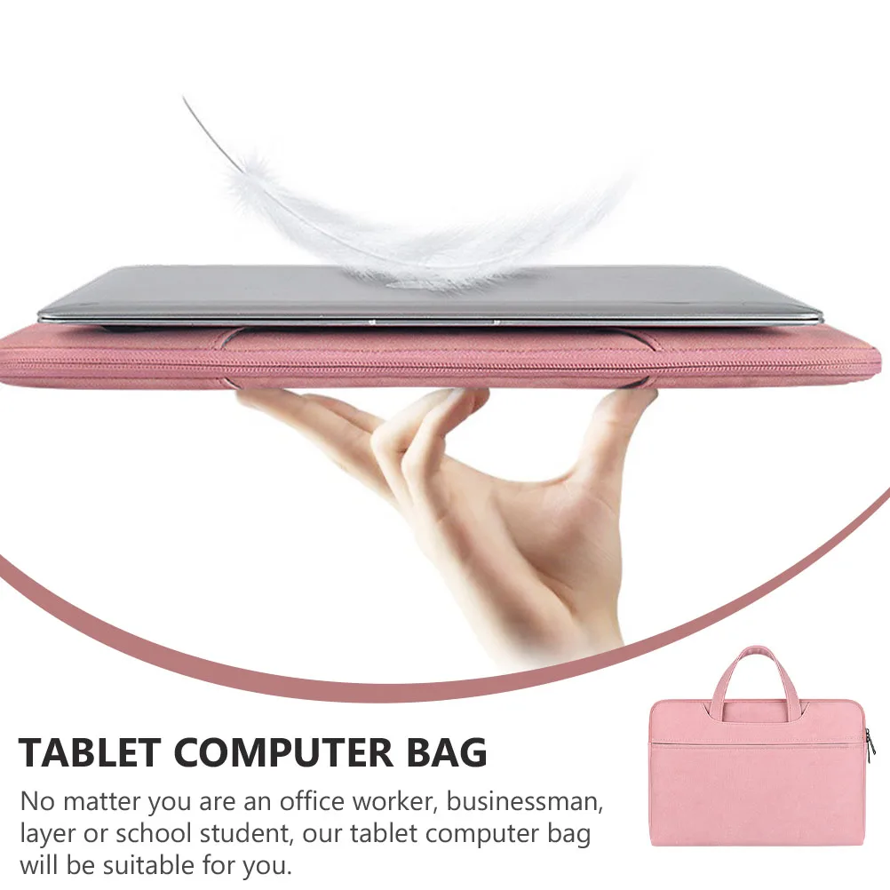 

13.3 Inch Laptop Sleeve Shockproof Tablet Bag Portable Pouch PU Wear Resistant Durable Storage Business Travel School