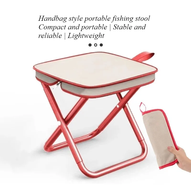 

Складной уличный стул, портативная маленькая скамейка, рыболовный стул, ультралегкий раскладной стул для кемпинга, стул для пикника Mazar, табурет-сумка