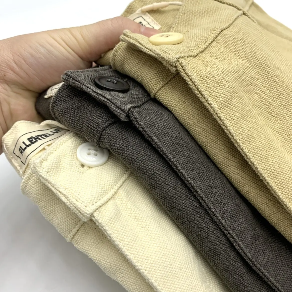 Men's Rugged Heavyweight Canvas Cargo Pants 100% Cotton Outdoor Casual Reinforced Patch Durable Loose Straight-Leg Trousers