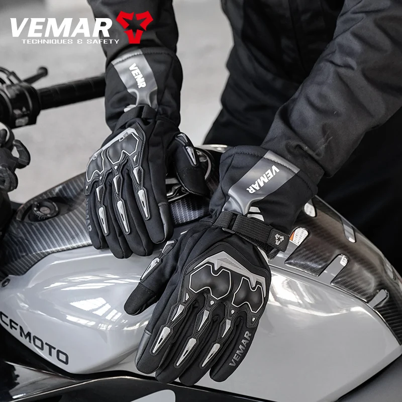 Cheap High-quality Motorcycle Gloves Men Warm Waterproof Winter Thermal Windproof Touchscreen Anti-fall Riding Motorbike Gloves