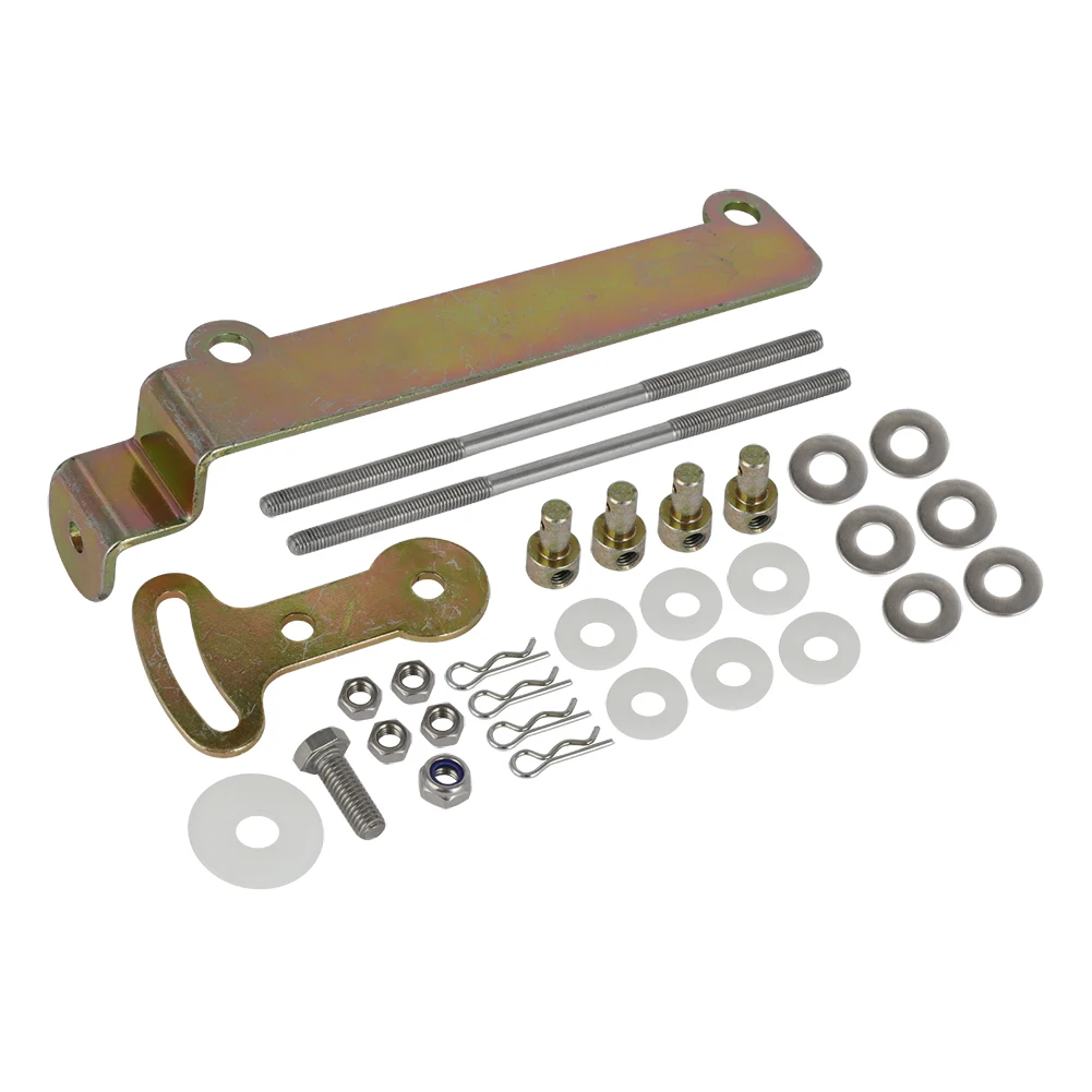 Para 1850 estilo Holley Carbs parte kit de ligação progressiva Dual Quad 2x4