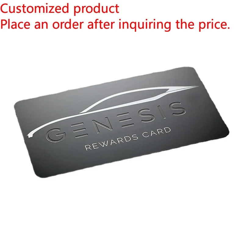 

Customized product Laser Engraving Personalized Custom Membership Ntag216 Chip Gold Black Contact Rfid Blank Nfc Metal Business