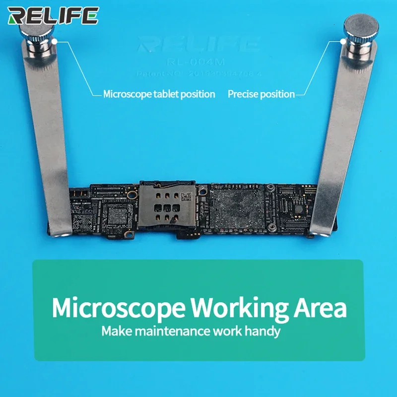 Mikroskop Perawatan Khusus Pad Cocok untuk Semua B1 Mikroskop Basis dengan Bagian Penyimpanan untuk Memperbaiki BGA PCB Solder Ponsel