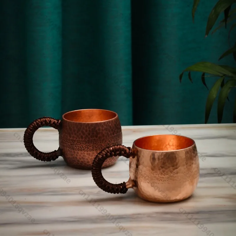Handmade Water Cup Thickened Copper Cup Beer Personalized Copper Cup 200ml