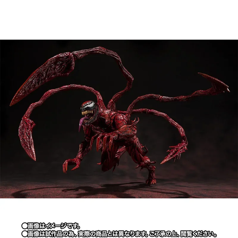 Bandai Original S.H.Figuarts SHF Dragon Venom 2 Let ThereBe Carnage Cletus Kasady Anime Action Figure Finished Model Toy Gifts