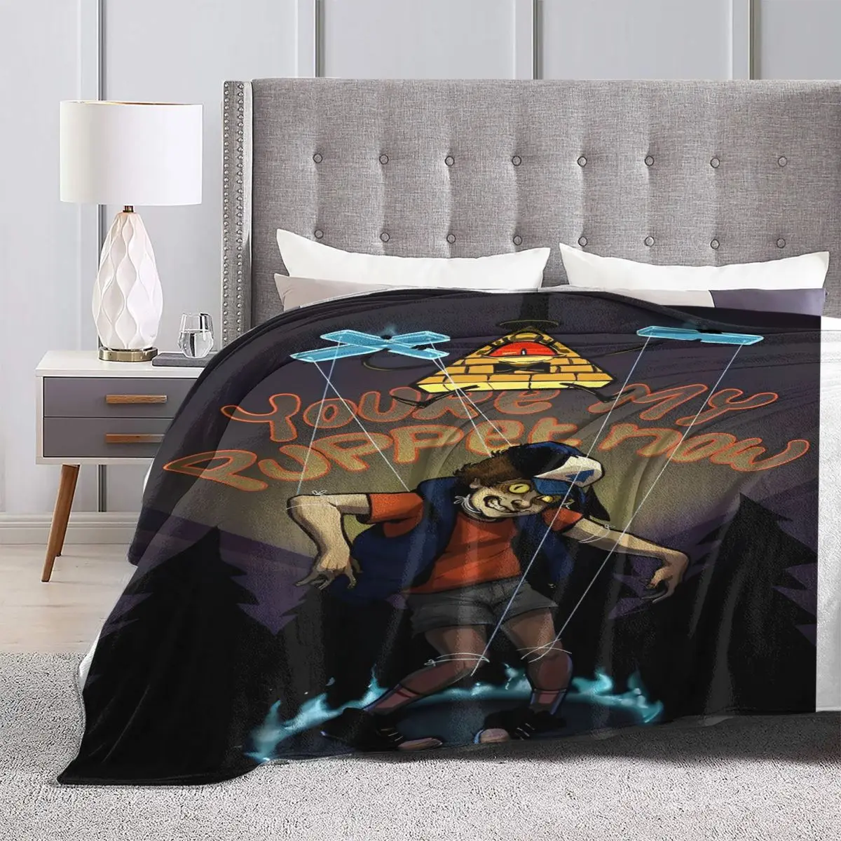 Gravity Falls Blanket Super Warm Fashion Plush Bedding Throws For Couch Chair Sofa Bed Decorative Flannel Bedspread Bed Cover