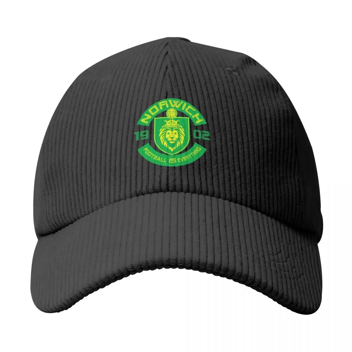 Football Is Everything - City of Norwich Squad Retro Corduroy Baseball Cap Horse Hat Snap Back Hat Men Women's