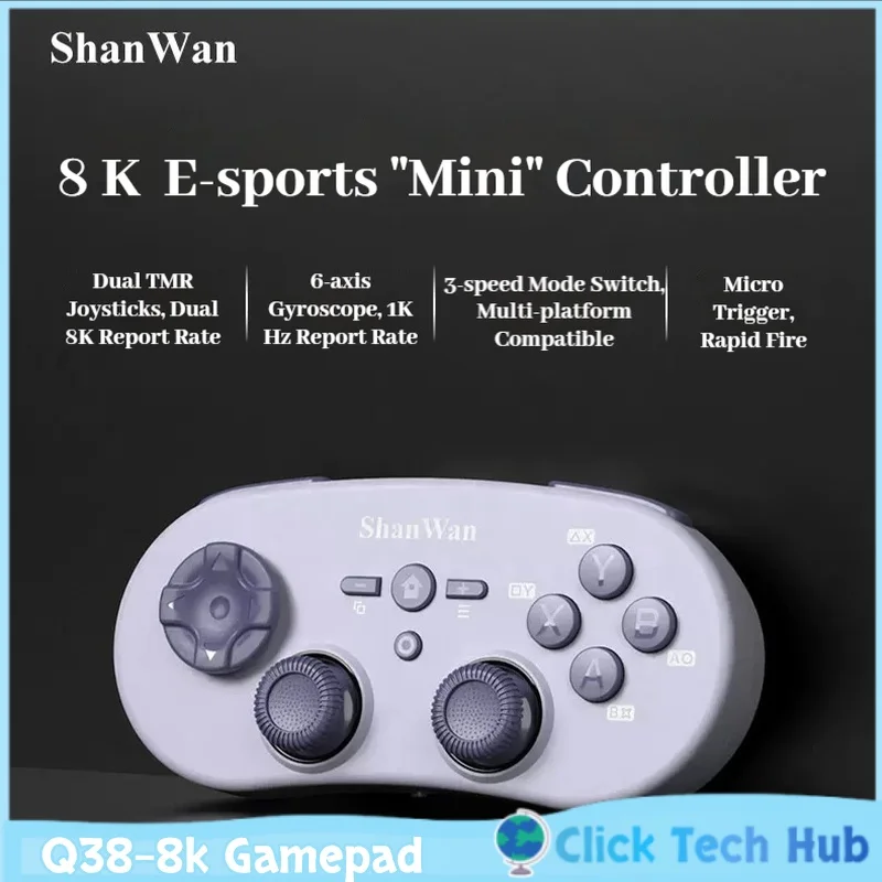controlador-de-juegos-profesional-shanwan-q38-8k-joystick-ajustable-con-anillo-metalico-dual-tmr-triple-modo-doble-motor-micro-trigger