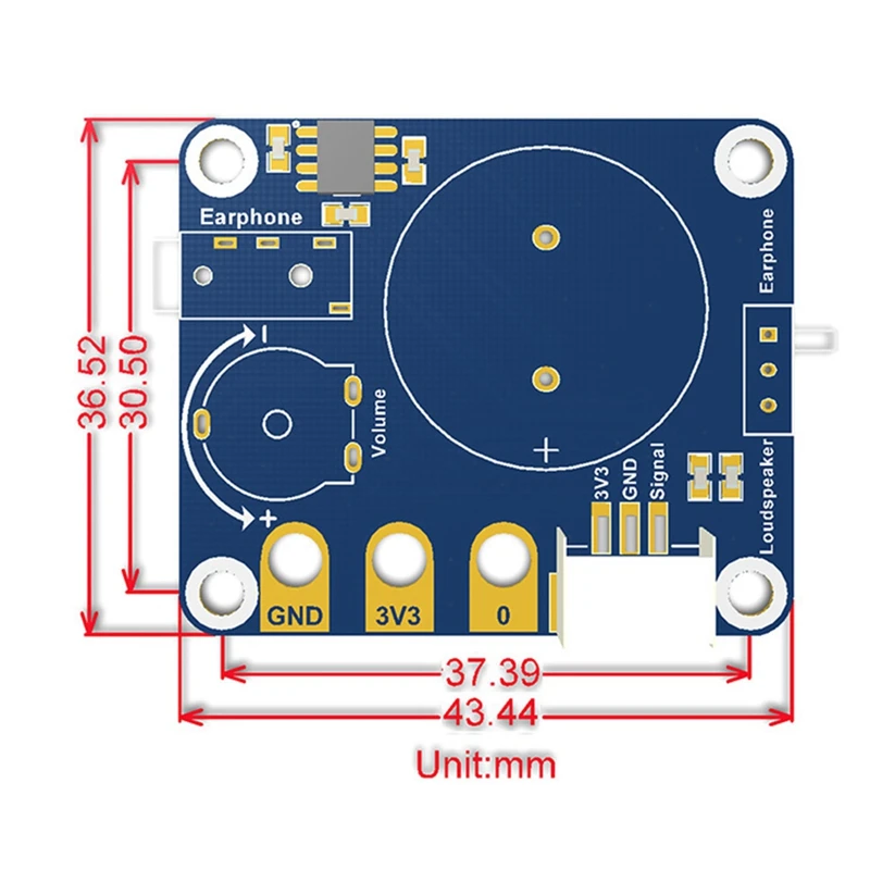 Speaker Buzzer Module Expansion Board For Micro:Bit Microbit Music Play