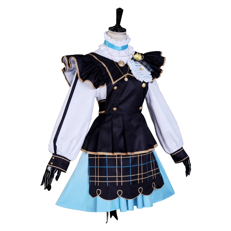 Shino Hajime Cosplay Ensemble Stars Cosplay Kostüm Rabits Group Solo Happy Coming Cosplay Perücke Schuhe Tägliches Dienstmädchenkleid Halloween