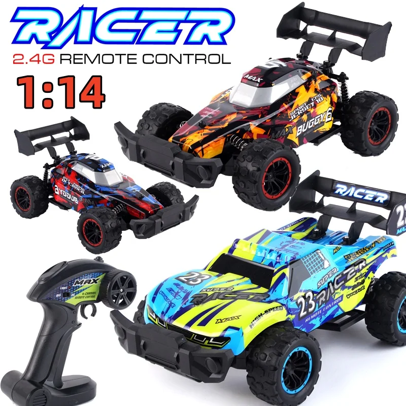 

RC Car 4WD Buggy Alloy High Horsepower Climbing Rechargeable Drop Resistant Car Kids Toys Boy Racing