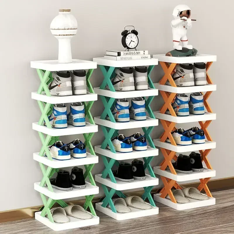 New Shoes Racks Storage Organizer Detachable Shoe Racks Saves Family Household Rack Multi Layer Simple Shoes Shelf Color Cabinet