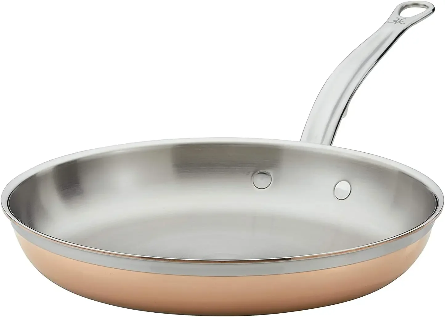 Hestan - CopperBond Collection - 100% Pure Copper Frying Pan, Induction Cooktop Compatible, 12.5-Inch