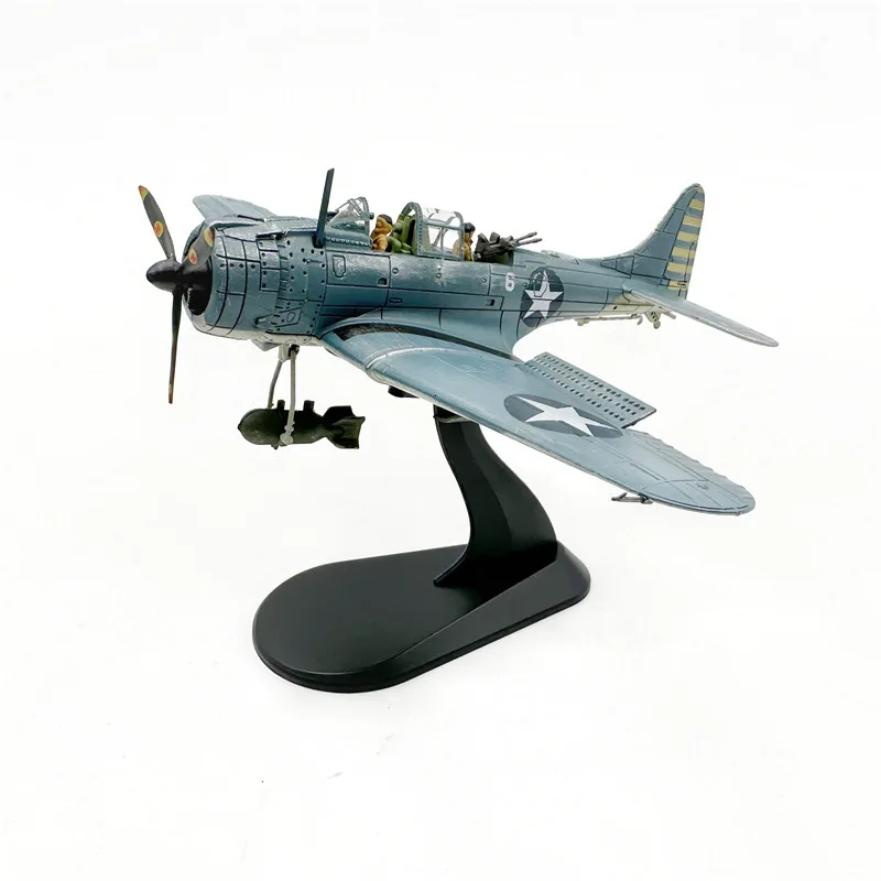 

Модель самолета-бомбардировщика 72 SBD Dauntless из сплава, имитация, для любителей военной техники, украшение для дома, подарок на день рождения