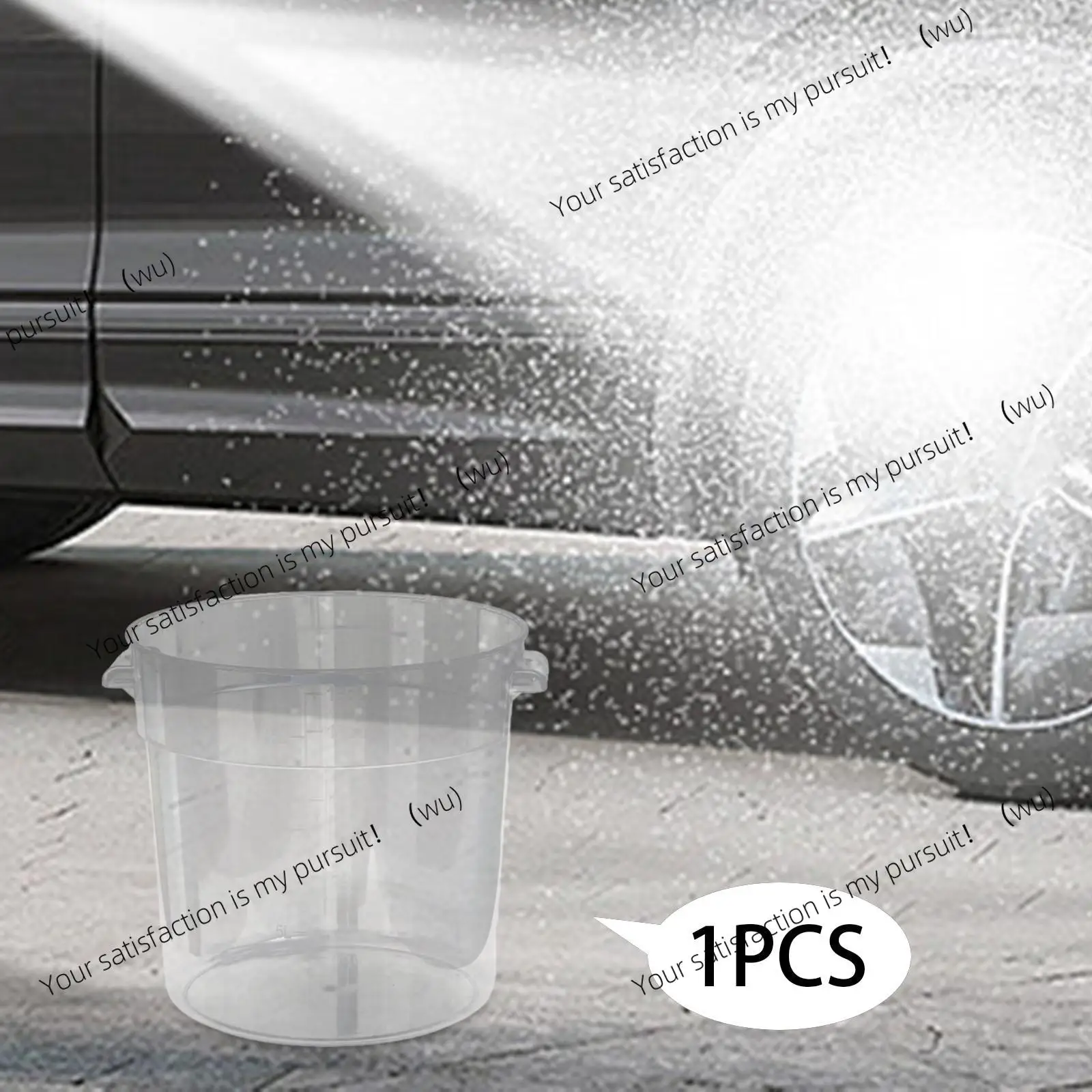 

Clear Car Wash Bucket Household Lightweight Multipurpose for Backpacking Camping Hiking Car Detailing Painting Assistance