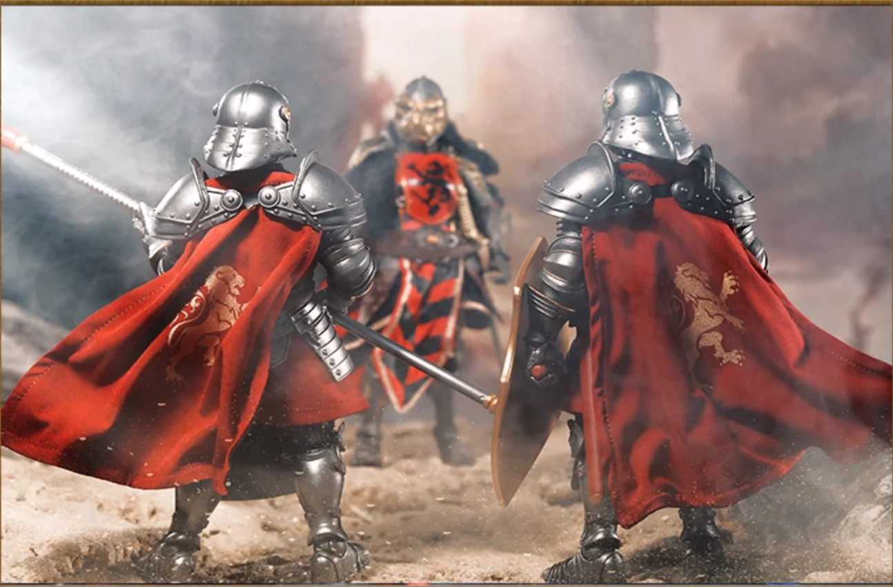 

YYDS JLDZ 1/12 Male Soldier Four Knight Cloak High Quality Model Fit 6.5'' Action Figures Body In Stock