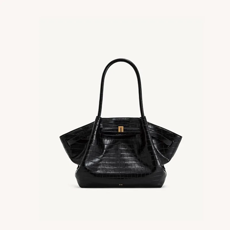JWPEI dumpling-shaped suede tote shoulder bag for formal commuting, multi-color genuine leather bag with a sophisticated feel