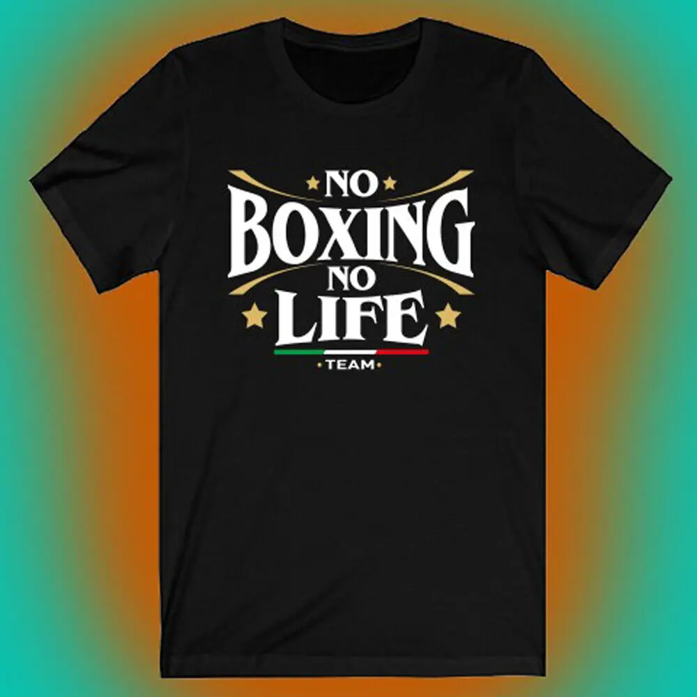 No Boxing Life Canelo Alvarez Team Logo Men'S Black T Shirt Size S To 5Xl