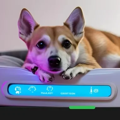 Smart Heated Dog Bed with Sleep Tracker, Waterproof Orthopedic Foam & HRV Health Monitor for Small to Medium Pets