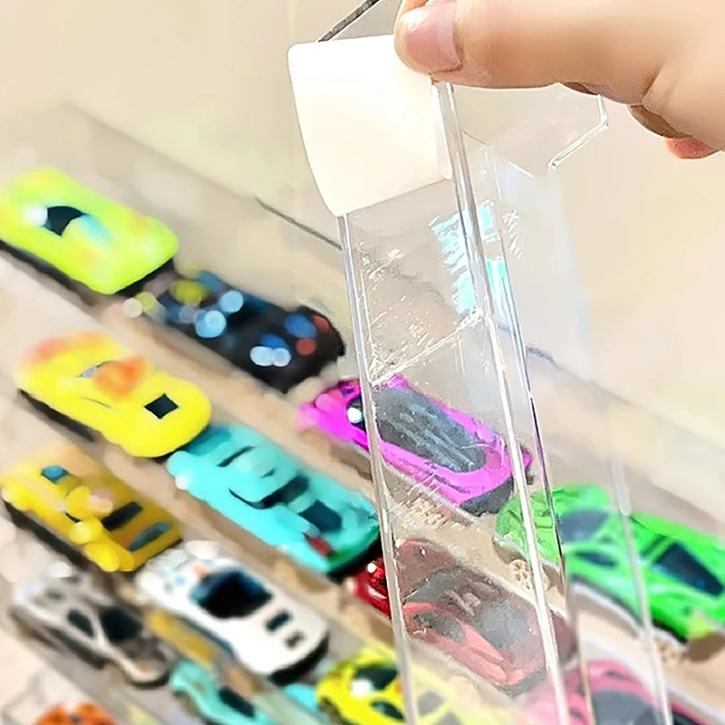 Transparent Acrylic Car Display Box For Children's Toy Car Model Toy Cabinet Rack Dustproof Car Wall Mounted Storage Rack