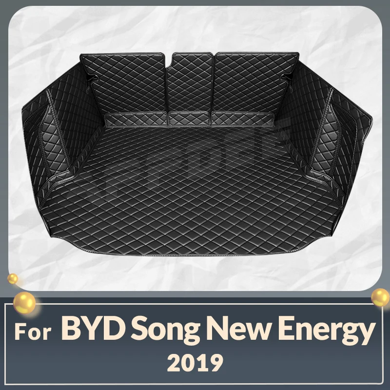 

Auto Full Coverage Trunk Mat For BYD Song Pro New Energy 2019 Car Boot Cover Pad Cargo Liner Interior Protector Accessories