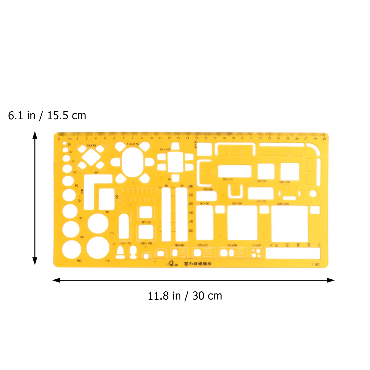 Template Ruler Templates Drawing Circle Architecture Ellipse Drafting Engineering Professional Design Tool